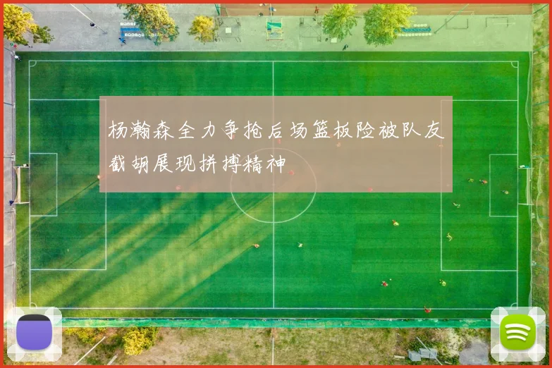 杨瀚森全力争抢后场篮板险被队友截胡展现拼搏精神